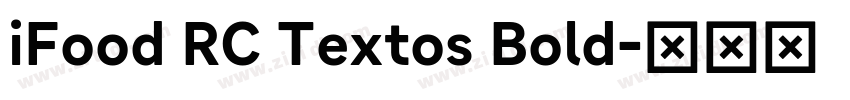 iFood RC Textos Bold字体转换